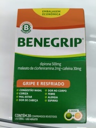 [2] BENEGRIP 500MG - 20 COMPRIMIDOS